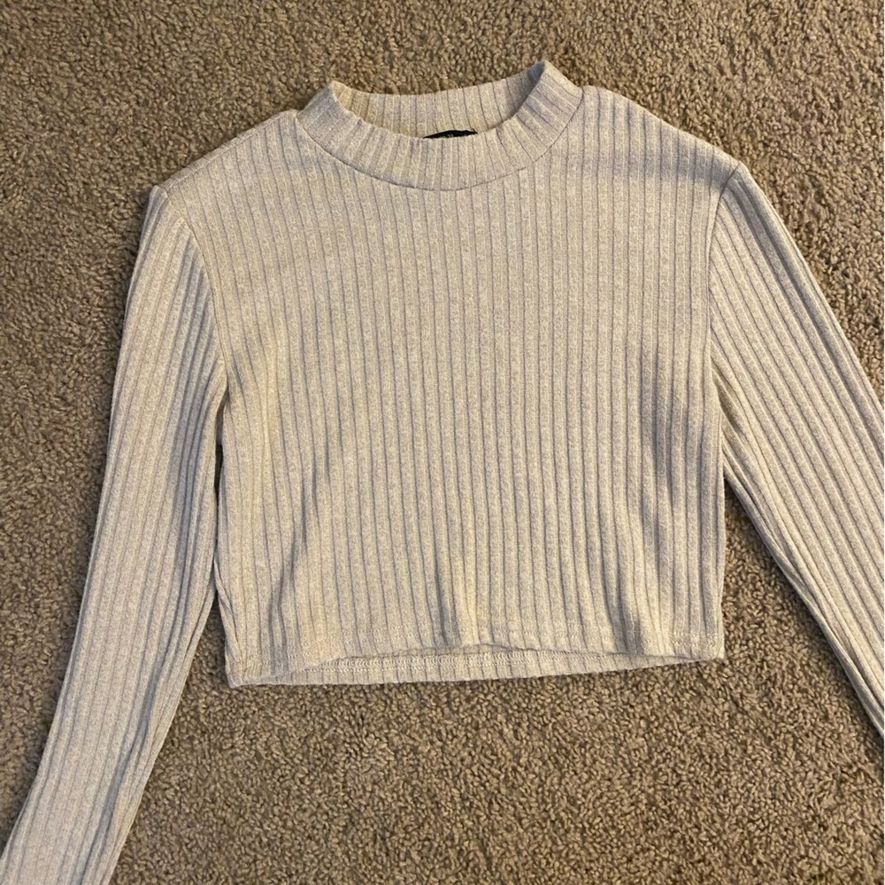 Stylish sweater crop top